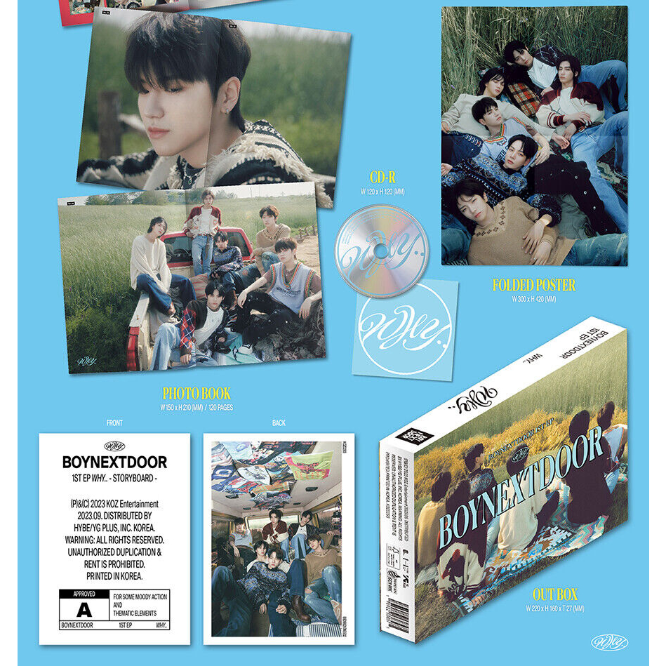 BOYNEXTDOOR [WHY..] 1st EP Album | Shopee Singapore