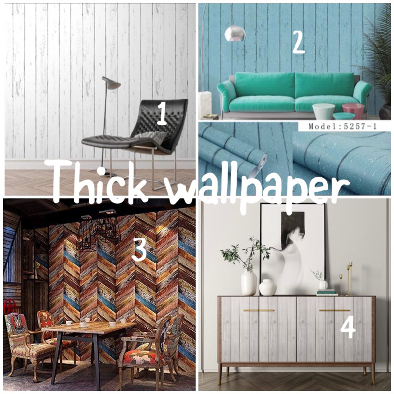 🇸🇬 10m Wood Plank Peel and Stick Wallpaper for Walls Self Adhesive