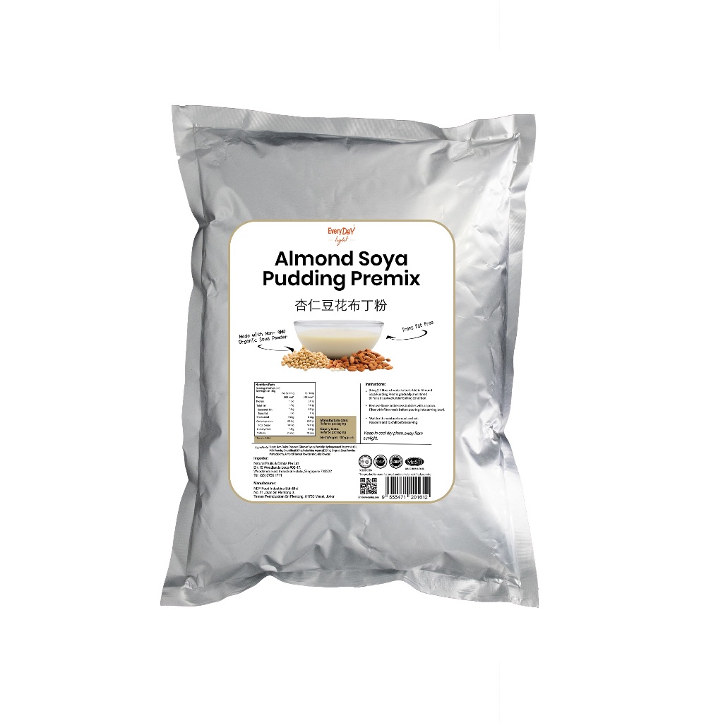 EveryDay Light Almond Soya Pudding Premix 杏仁豆花布丁粉** 500g/bag | Shopee ...