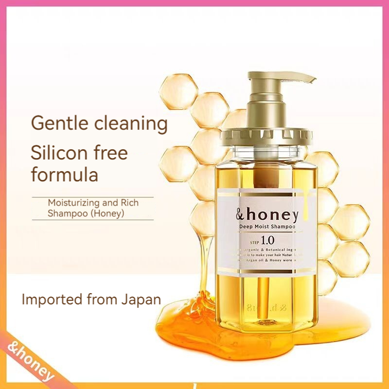 ✨&HONEY Deep Repair Organic Plant Shampoo 440ML for Moisturizing Fluffy  Flexibility Silicone oil Free Shampoo