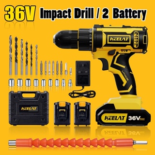 25v Rechargeable Lithium Battery Electric Screwdriver Mini Drill Driver  Cordless Hand Power Tools Cordless Drill Electric Drill Bits (Size: 25V)  (Size: 25V)