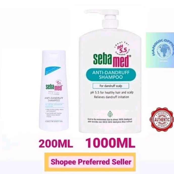 Sebamed Anti Dandruff Shampoo 200ml 1000ml Shopee Singapore