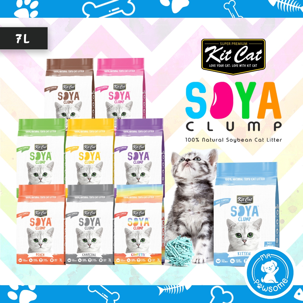 Kit Cat Soya Clump Cat Litter 7L [Bundle of 6] Shopee Singapore