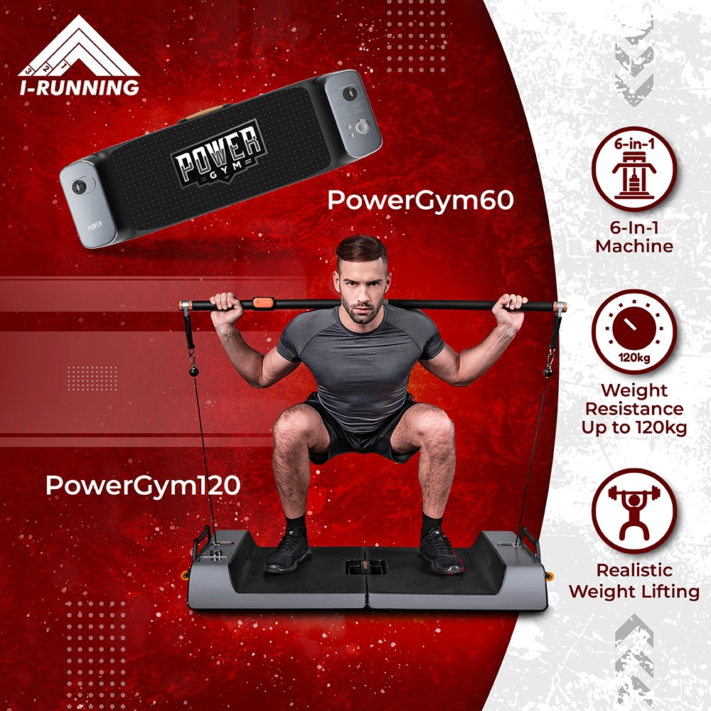 IRunning PowerGym Strength Training Gym Station ★ Smart Home Gym ★ Up ...