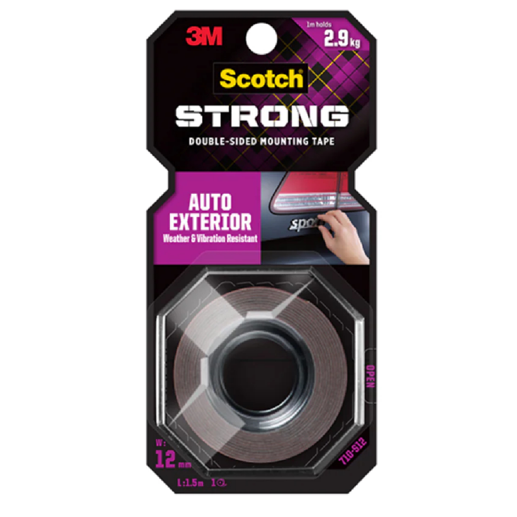 [SG SELLER] 3M Scotch® Extreme Strong Maximum Strength Double Sided Mounting Tape 414 410S19