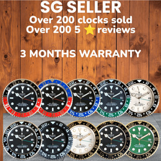 FREE SHIPPING Wall Clock 34cm Datejust Sea Dweller Deepsea GMT Master Milgauss Daytona Yacht Master