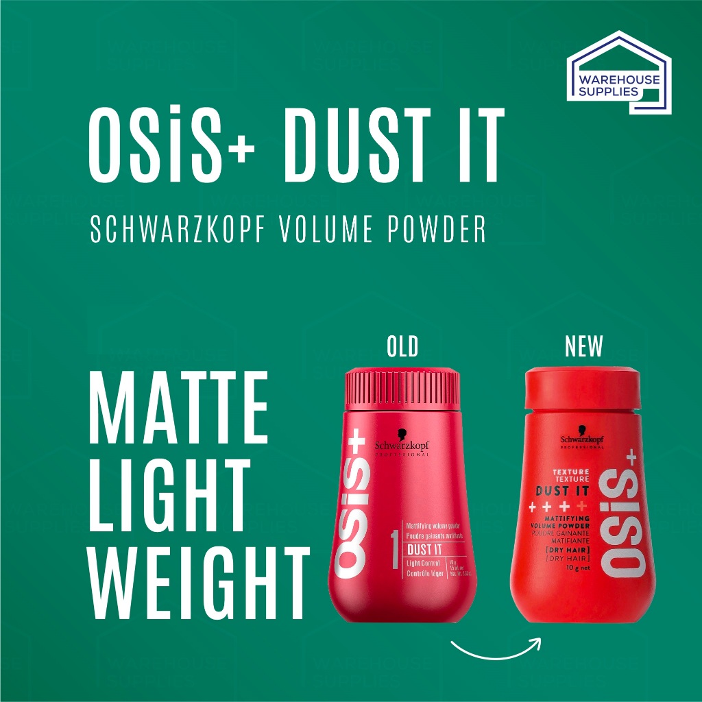 Schwarzkopf Osis Dust It Mattifying Volume Powder 10G [ NEW PACKAGING
