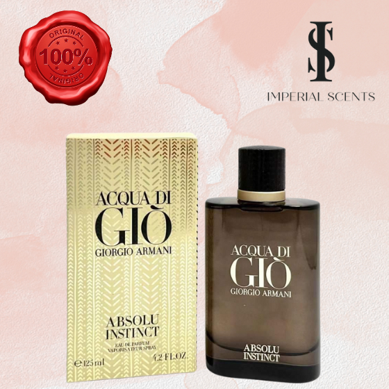 Giorgio Armani Acqua Di Gio Absolu Instinct 125ml Original EDP Perfume Shopee Singapore