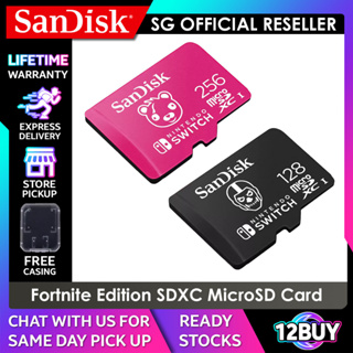 SanDisk 256Go Fortnite microSDXC Carte pour Nint…