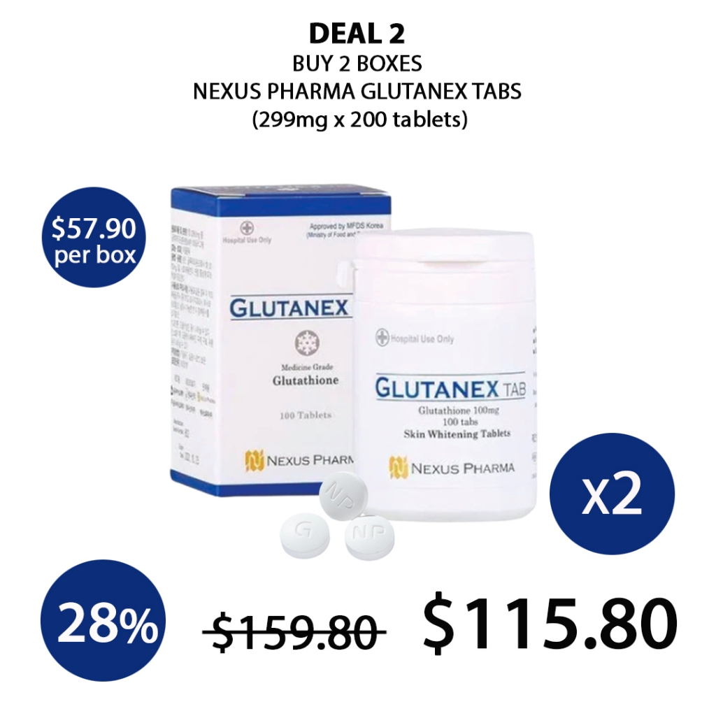 glutanex tab glutathione by nexus pharma made in korea Tablets  Antioxidant Skin & Wellness Support  COCOMO NEXUS PHARMA OFFICIAL STORE) Glutanex