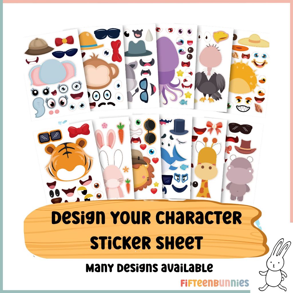 Design your Character Sticker Sheet | Shopee Singapore