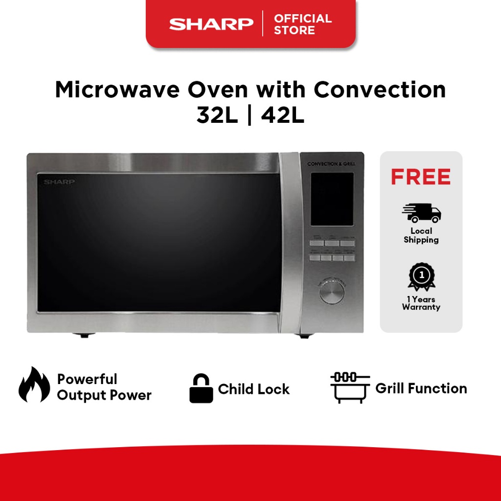 SHARP 32L42L Microwave oven with Grill and Convection R92A0(ST)VR