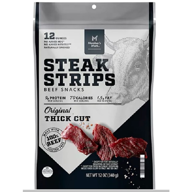 ☘️12oz (340g) Best B4 02 2025 Member's Mark Beef Steak Strips Beef 