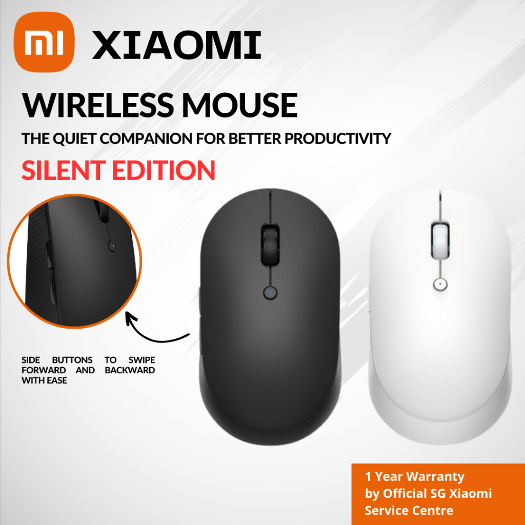 Xiaomi Mi Dual Mode Wireless Mouse Silent Edition | Shopee Singapore