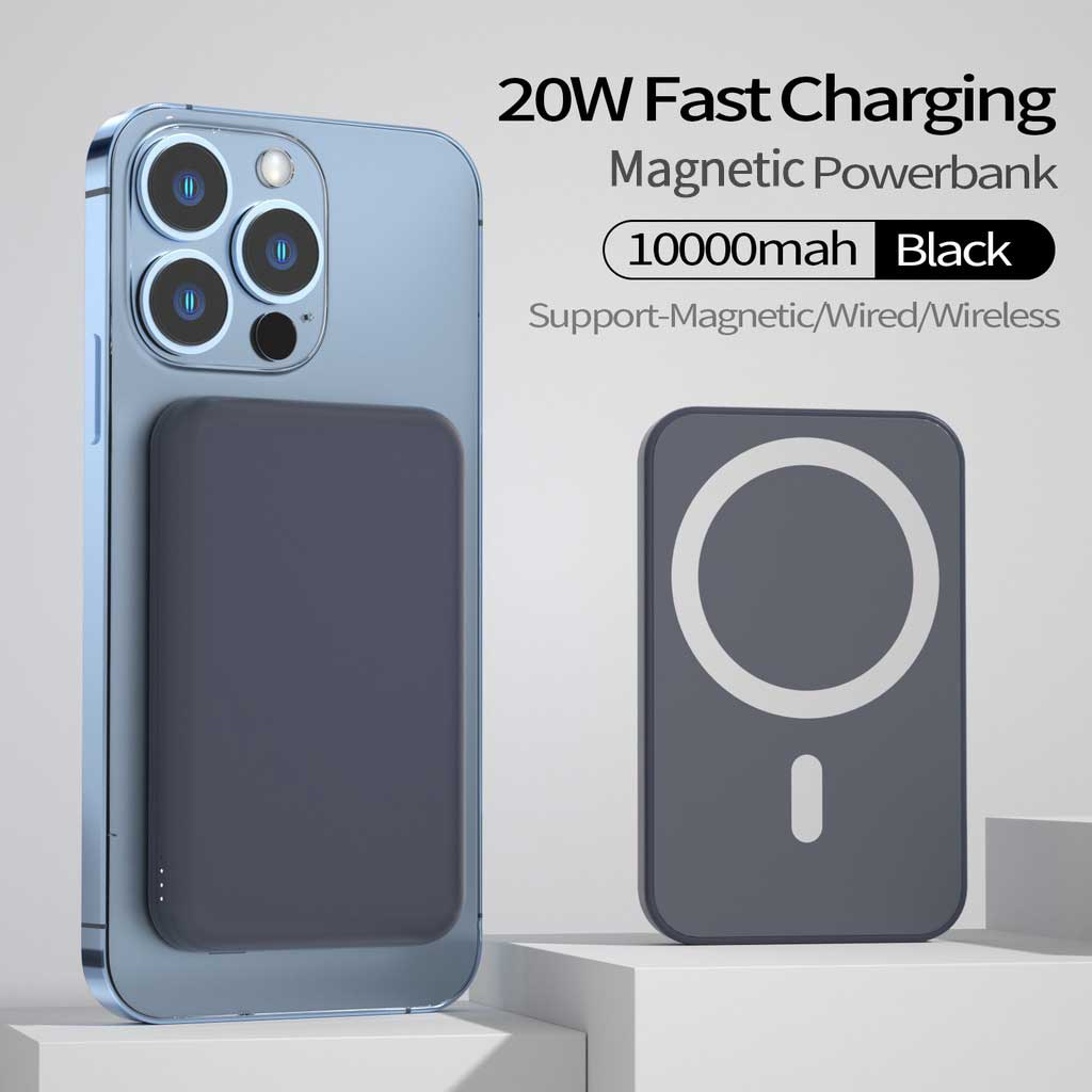 【SG STOCK】Magnetic Wireless Power Bank - M.S, Battery Pack Powerbank ...