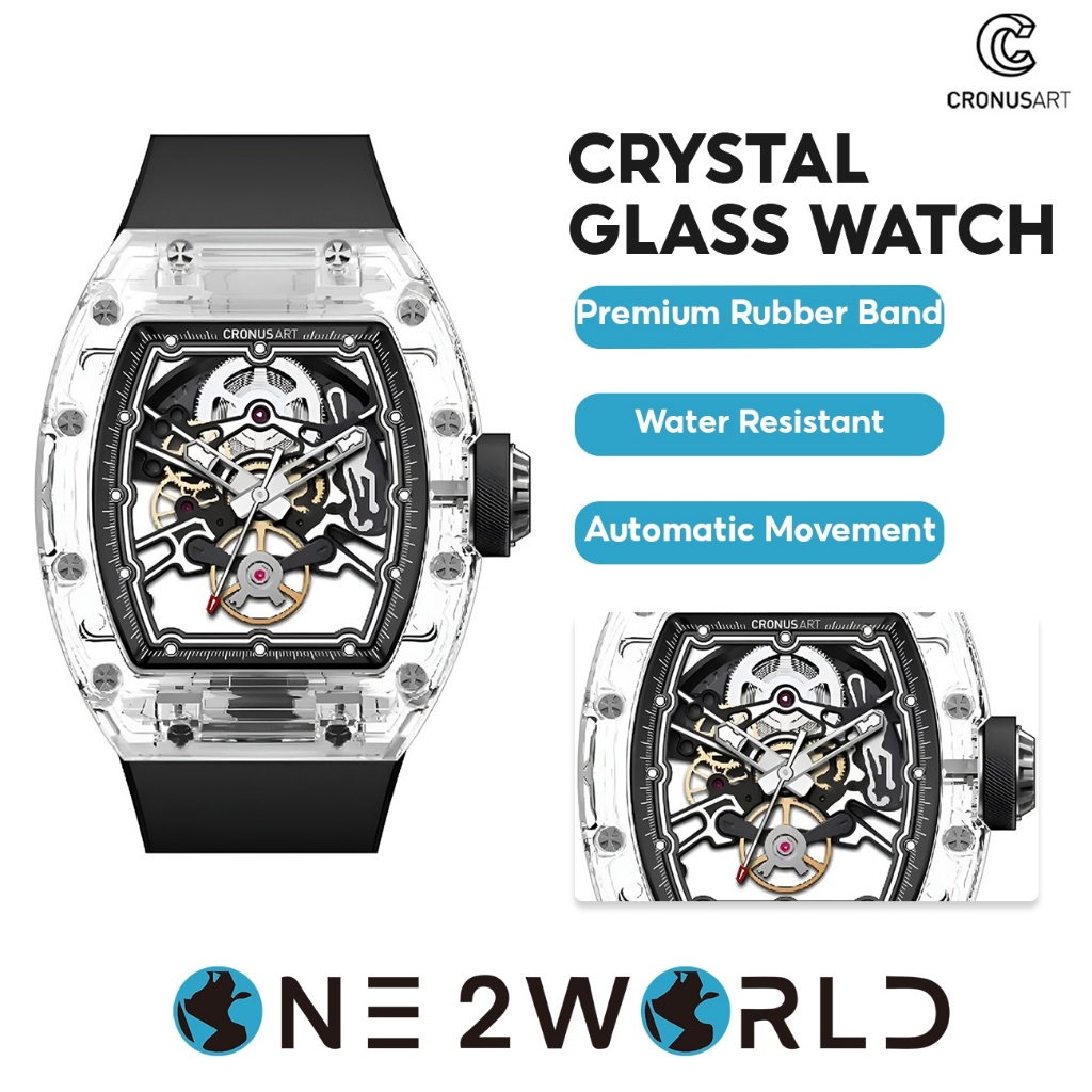 CRONUS ART Watch CM001-039 / 053 / 055 / 056 K9 Crystal Glass - Automatic  Watch with K9 Crystal & 50M Water Resistance | Shopee Singapore