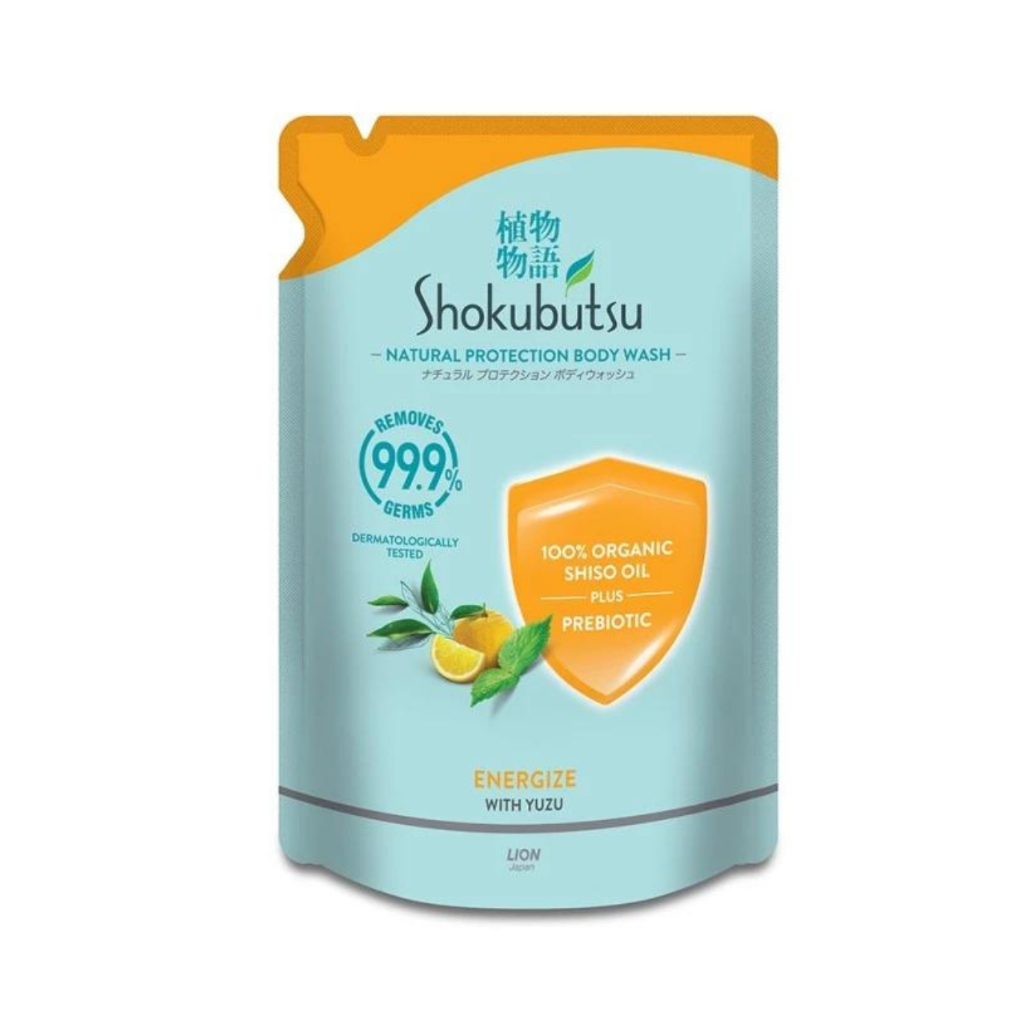 Shokubutsu Body Wash Refill Pouch Pack Bag 500ml 800ml Hydrating