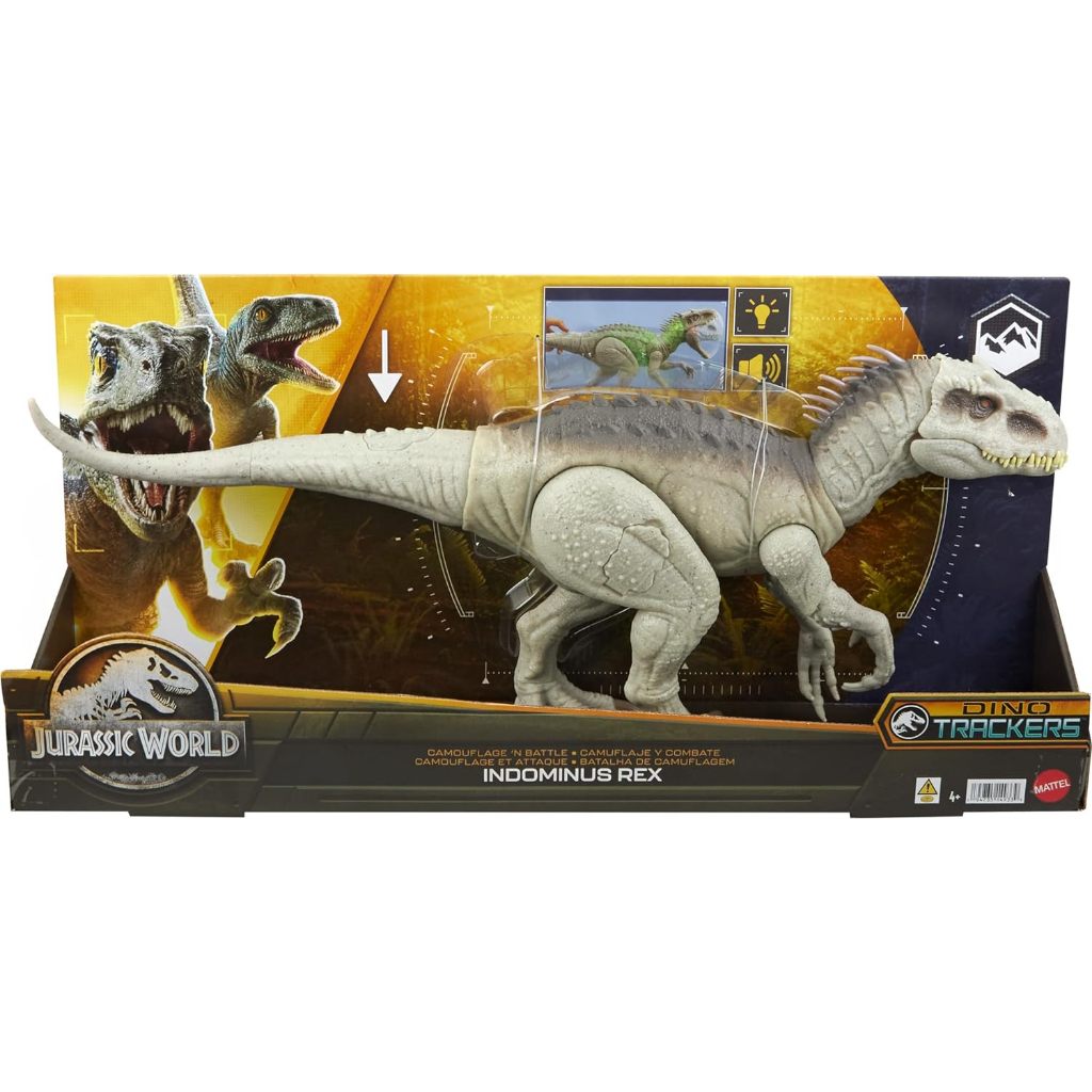 Jurassic World Toys Camouflage 'N Battle Dinosaur Toy, Indominus Rex ...