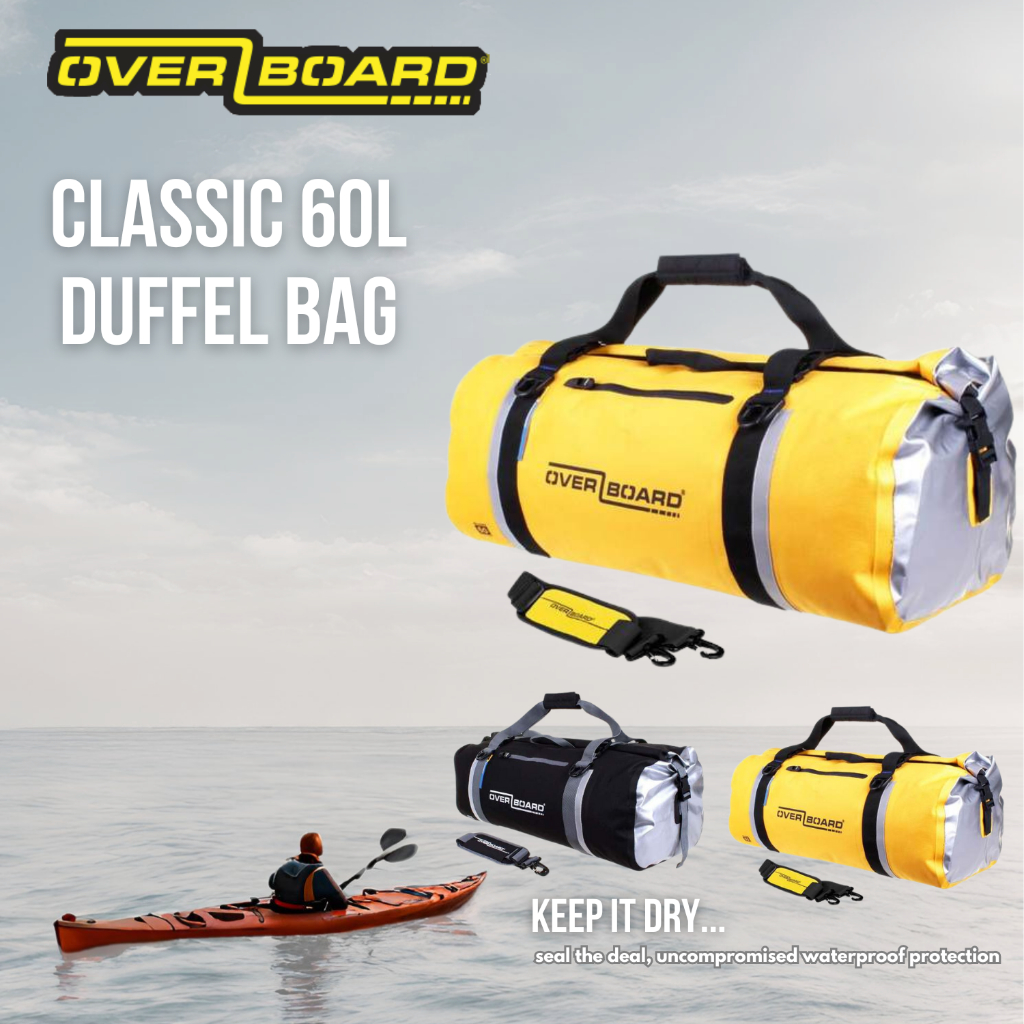 Overboard Classic Waterproof Duffel Bag 60 Litres Shopee Singapore