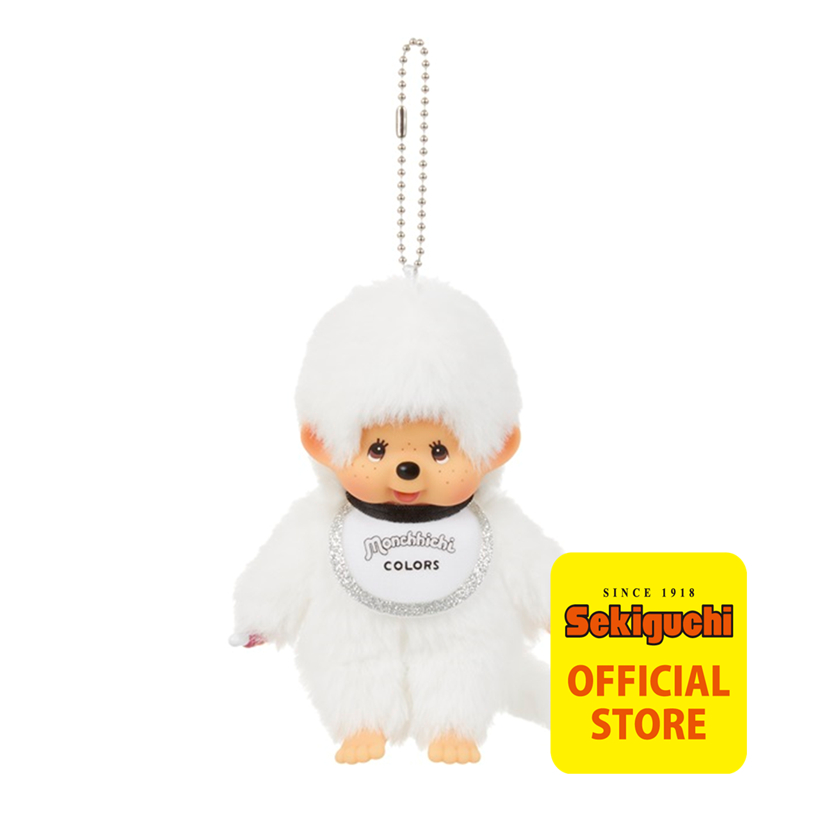 Sekiguchi Monchhichi Colors Keychain White | Shopee Singapore