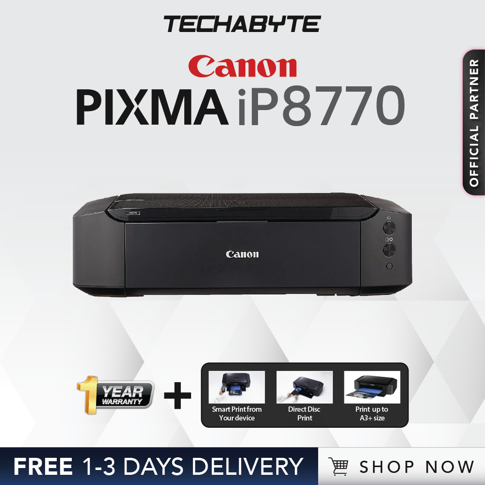 [FREE SAME DAY*] Canon PIXMA iP8770 / IX6870 | A3+ Wireless Office ...