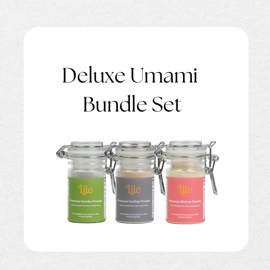 Lilo Deluxe Umami 100% Food Powder Cooking Set | Shopee Singapore