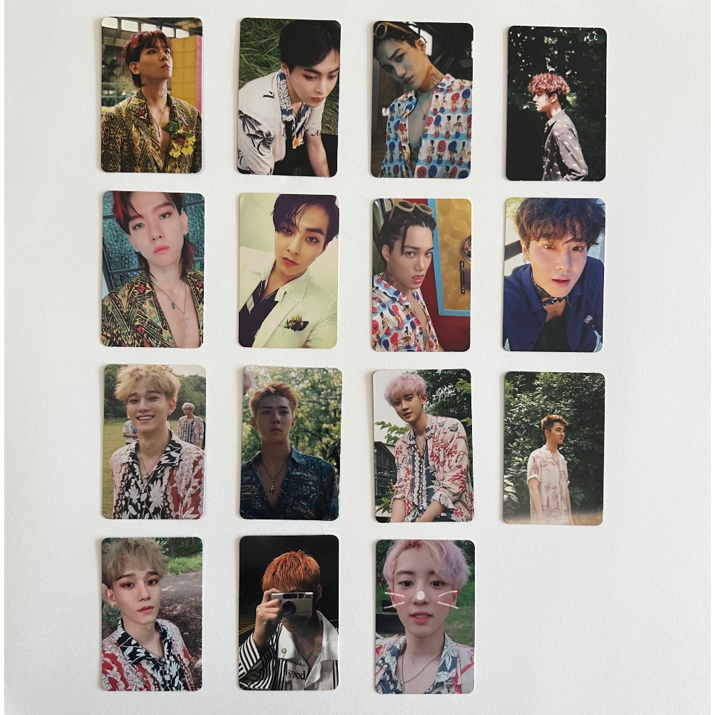 EXO kokobop カードウォレット チェン ジョンデ 첸 KPOP EXO 4th Album The War KOKOBOP Official Photocard | Shopee
