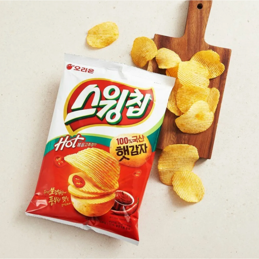 UONE Korea Orion Swing Chip Hot Stirfried Chili Paste Potato