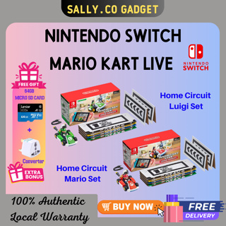 Jogo Nintendo Switch com Download Digital, Mario Kart Live, Home Circuit,  Luigi Set - AliExpress