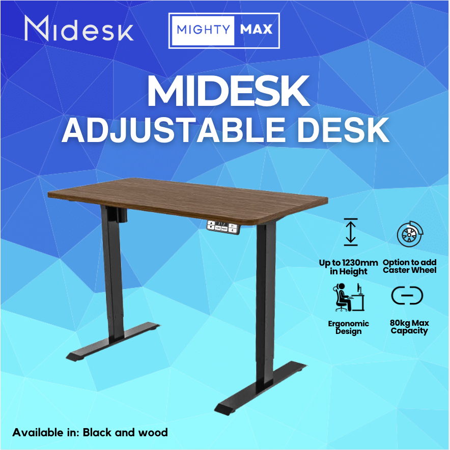 Midesk Ergonomic Gaming Office Adjustable Standing Desk Motorised