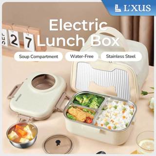 USB Electric Heated Lunch Boxes Stainless Steel Food Warmer