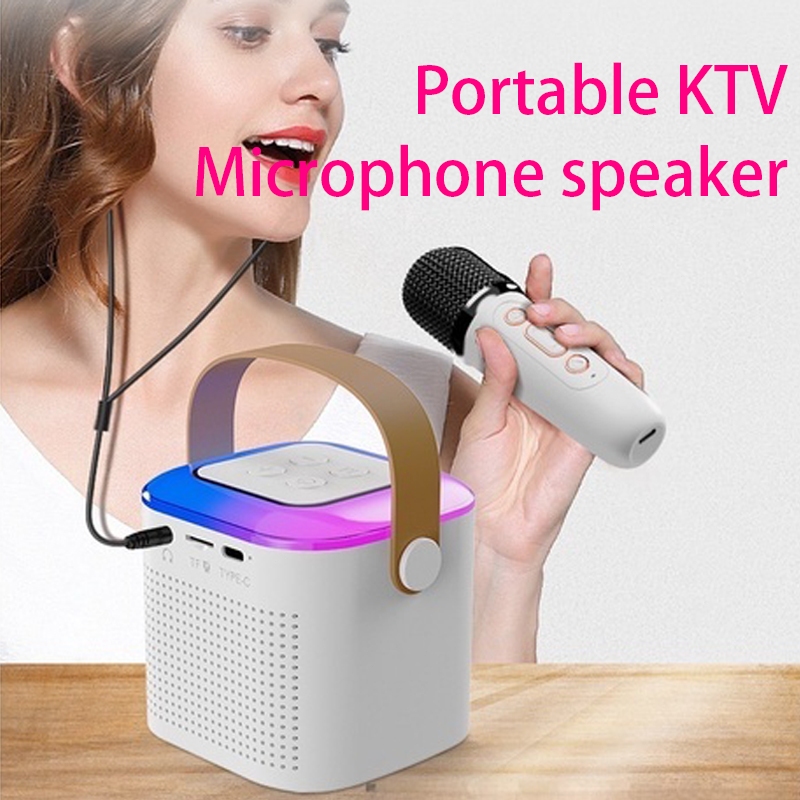Mini Portable microphone audio integrated microphone home karaoke home ...