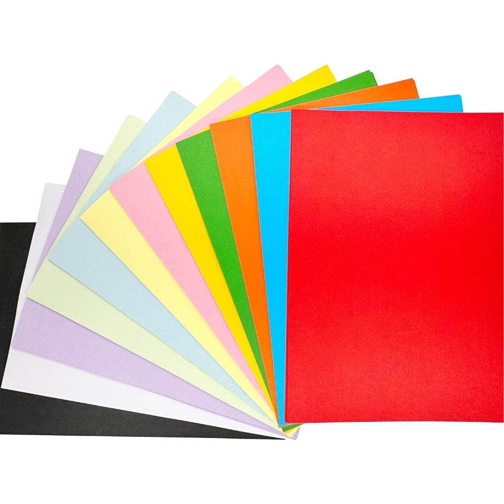 A4 Construction Paper Assorted Colour (50sheets) 80gsm | Shopee Singapore