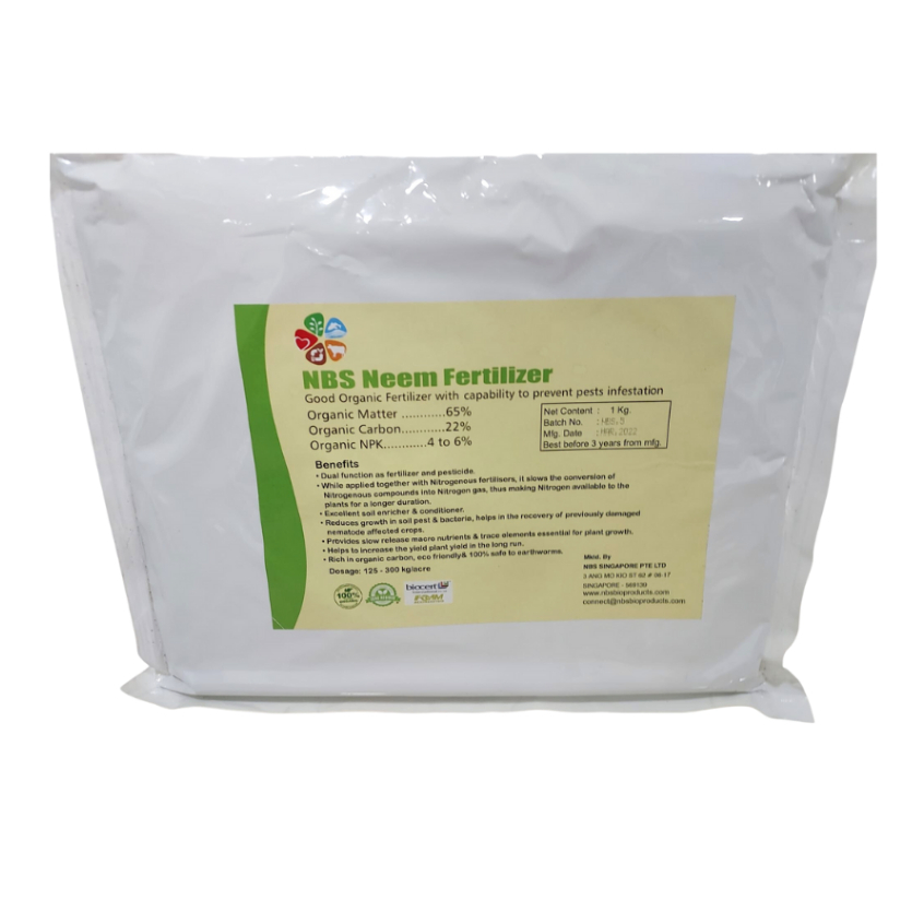 NBS Neem Fertilizer 1KG Organic Granular Fertilizers Shopee Singapore