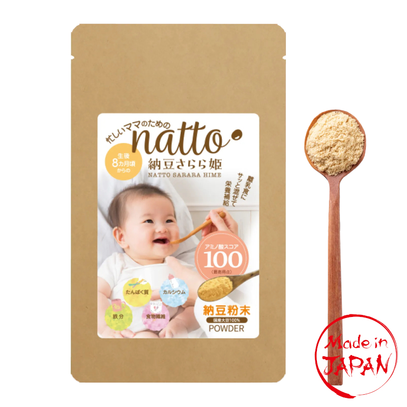 Baby Supplements / Natto Sarara Hime (Natto Powder) for babies 50g / Japanese Nattokinase