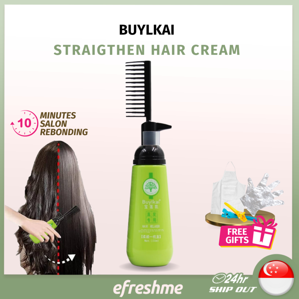 STRAIGHTENING HAIR CREAM STRAIGHT COMB ONE STEP REBONDING 150ml ...