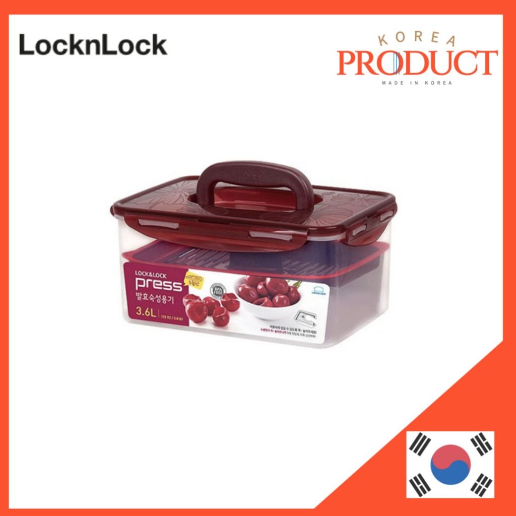 LOCKNLOCK Fermentation Aging Container 3.6L Food Storage Container ...