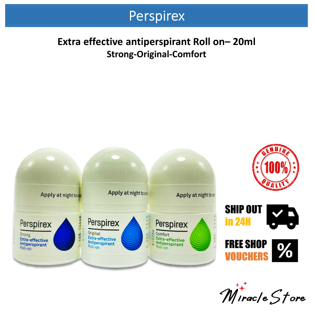 [SG Stock] Perspirex Extra Effective Antiperspirant Roll On 20ml Deodorant Shopee Singapore