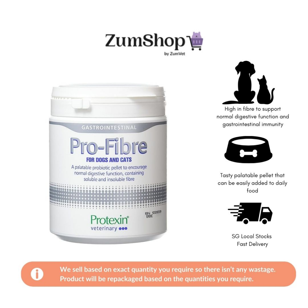 [SG stock] Protexin ProFibre Pellet Dietary Fibre Supplement Dog/Cat