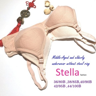 Large size modal elderly underwear mother bra middle-aged and elderly vest  women's cotton bra without steel ring thin section