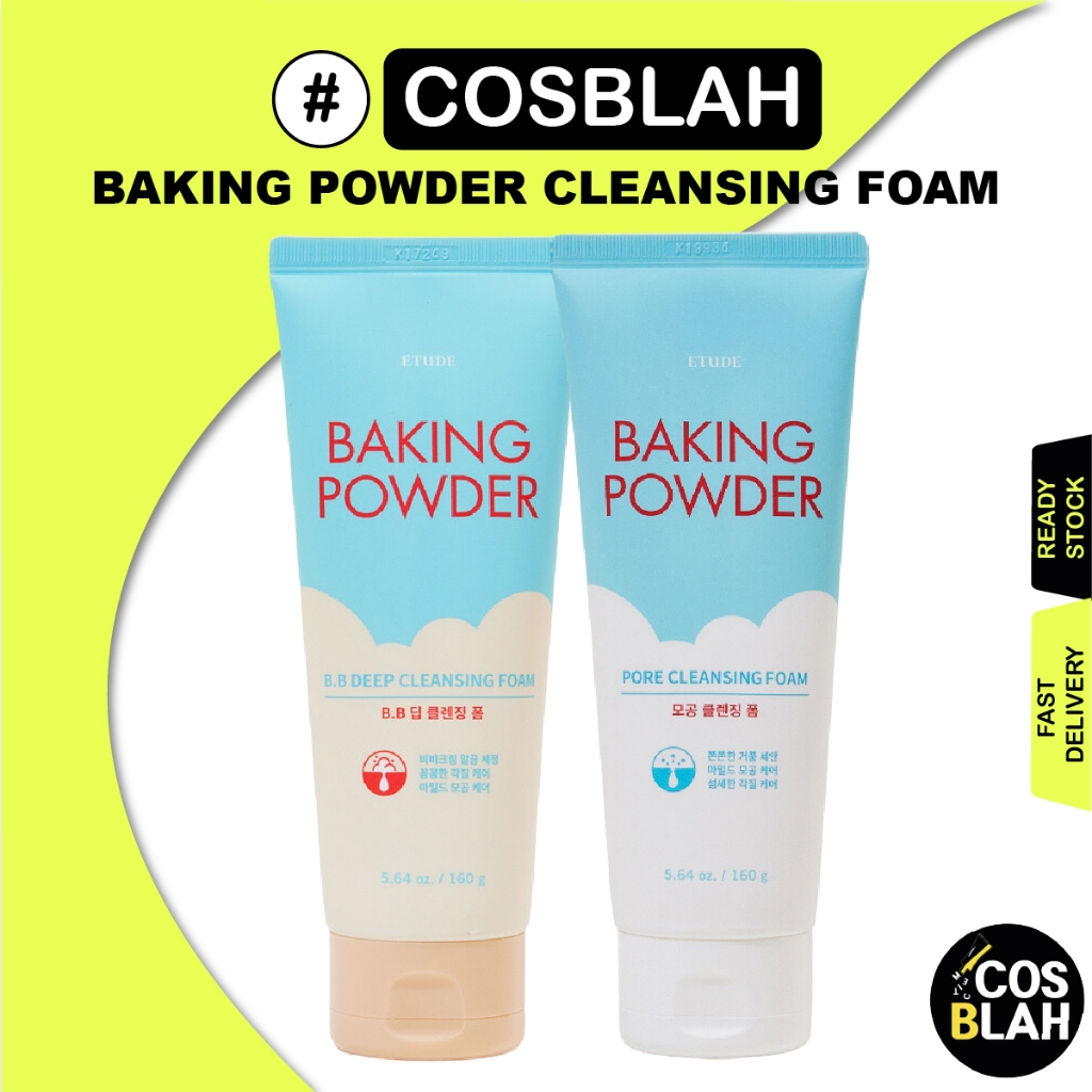 Etude House Baking Powder Pore Cleansing Foam 160g / 300g / BB Deep ...
