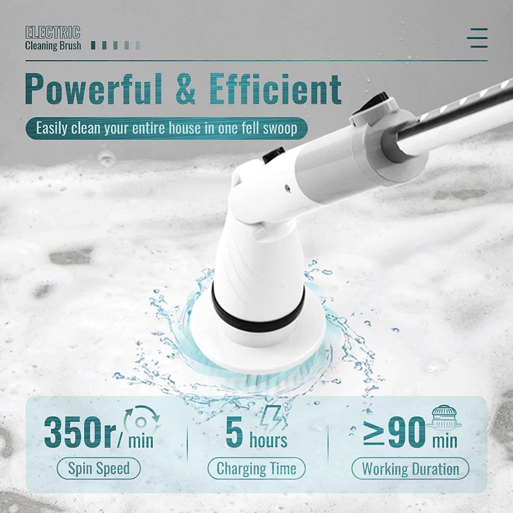《SG STOCK》Electric rechargeable wireless window cleaner floor wall ...