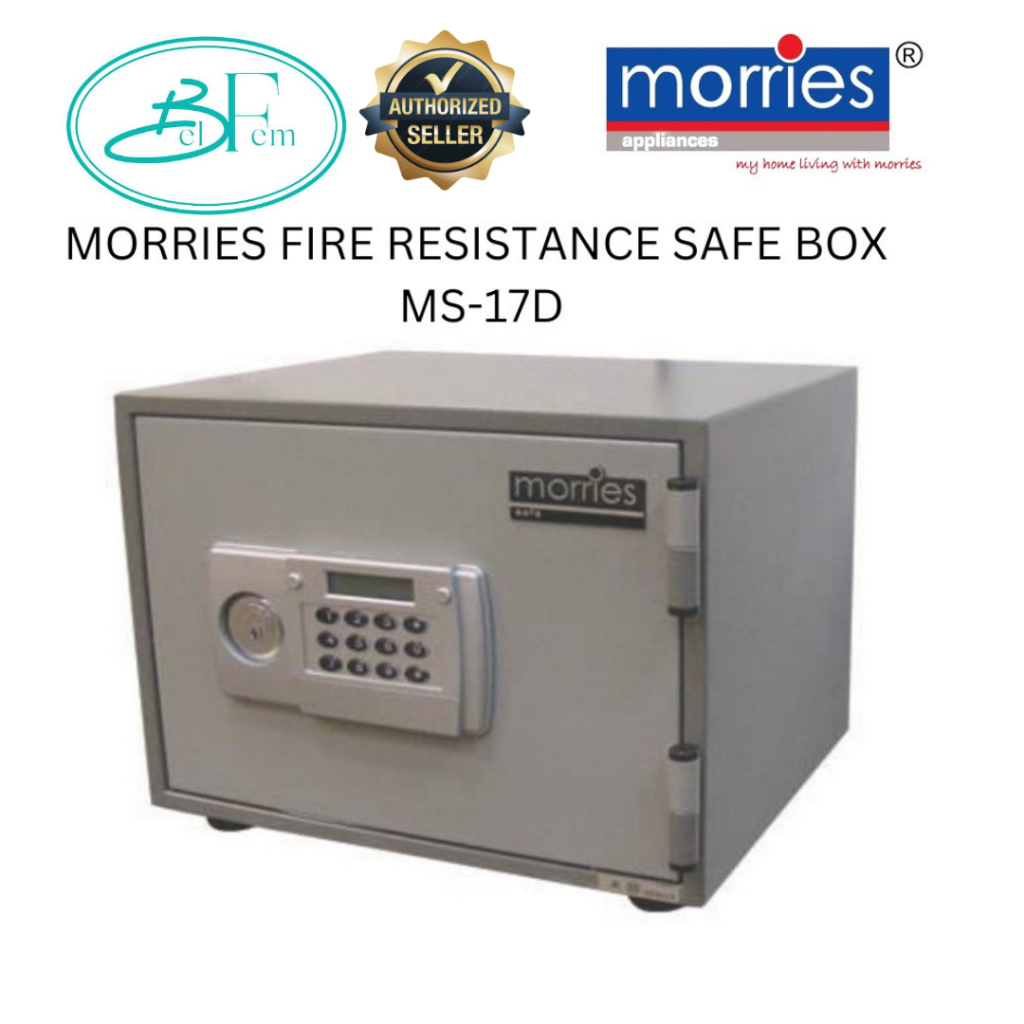 MORRIES FIRE RESISTANCE SAFE BOX MS17D Shopee Singapore