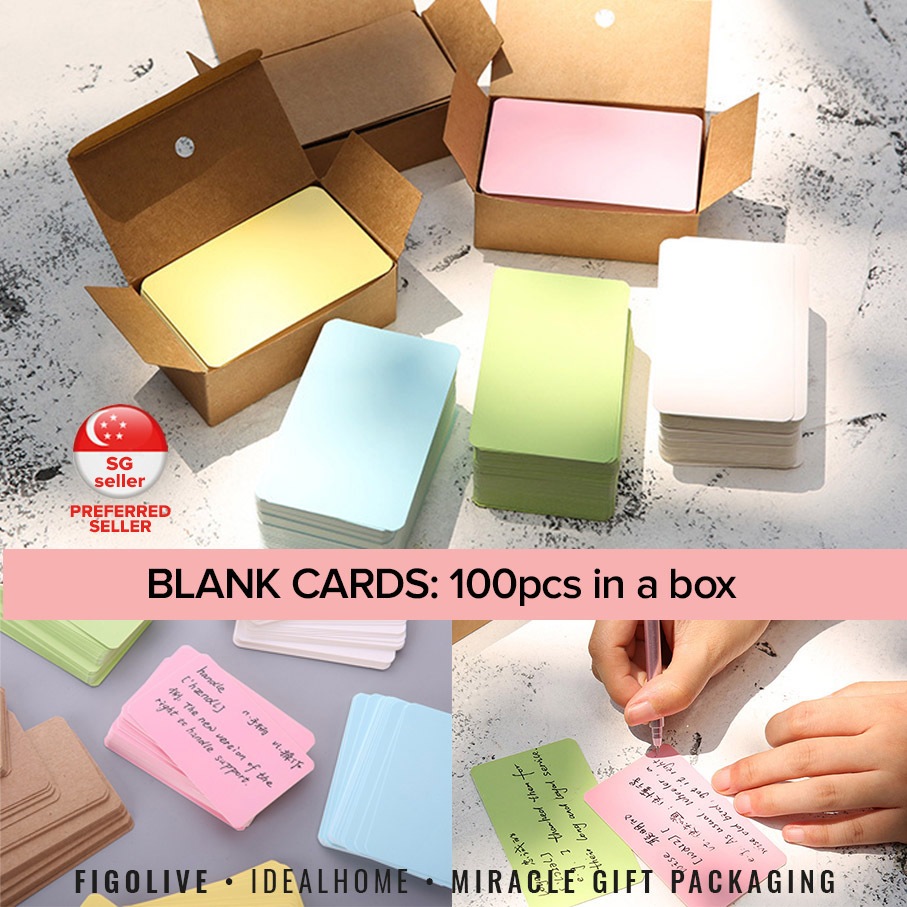 [SG Ready Stocks] 100pcs Gift Card Message Card for Mothers Day Gift