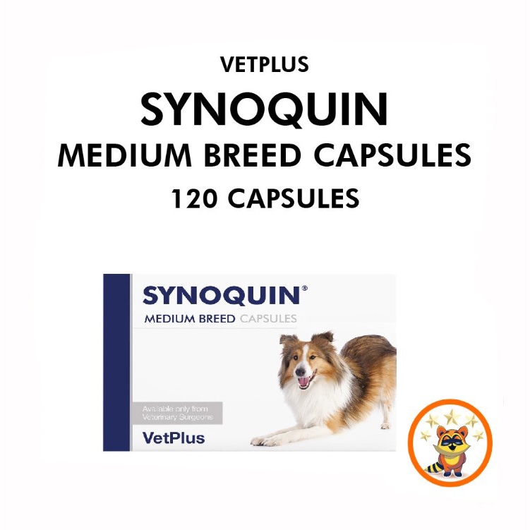 Vetplus SYNOQUIN Tasty EFA Medium Breed Dog Capsules Canine