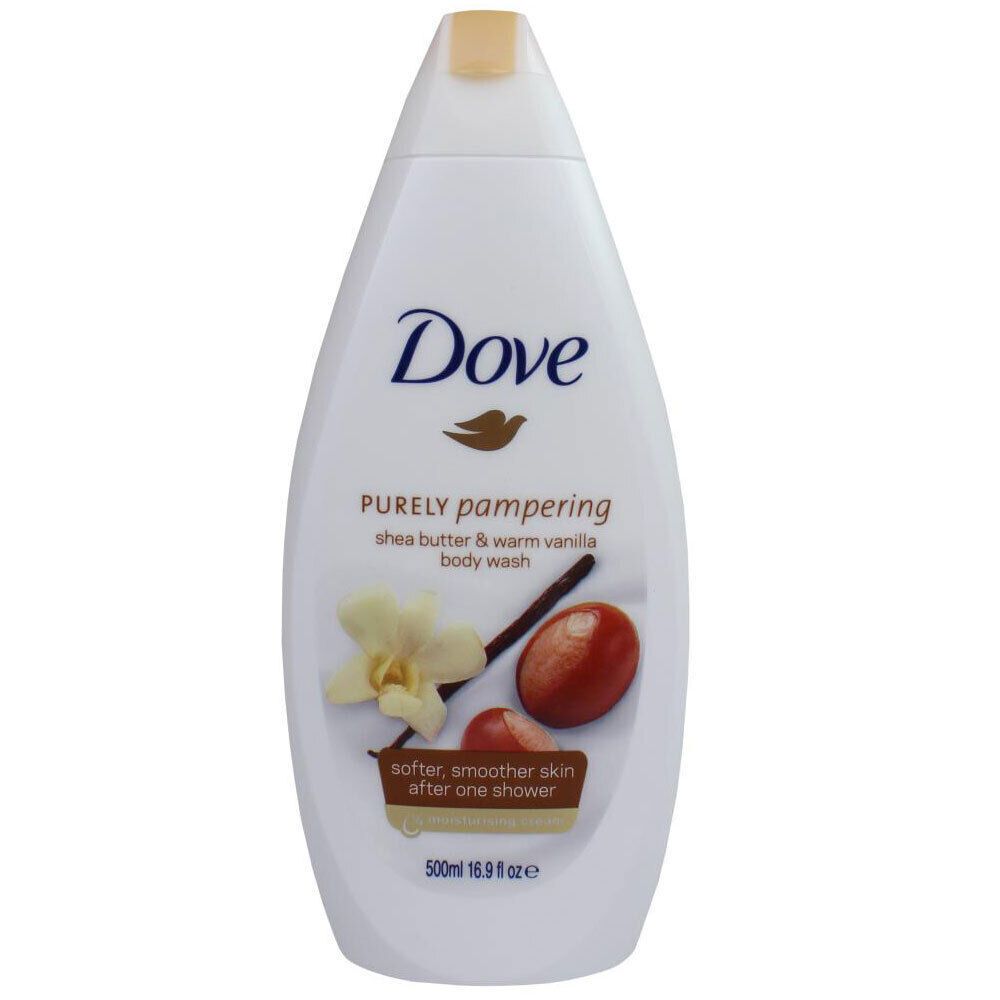 Dove Purely Pampering Shea Butter & Warm Vanilla Bodywash - 500 Ml 