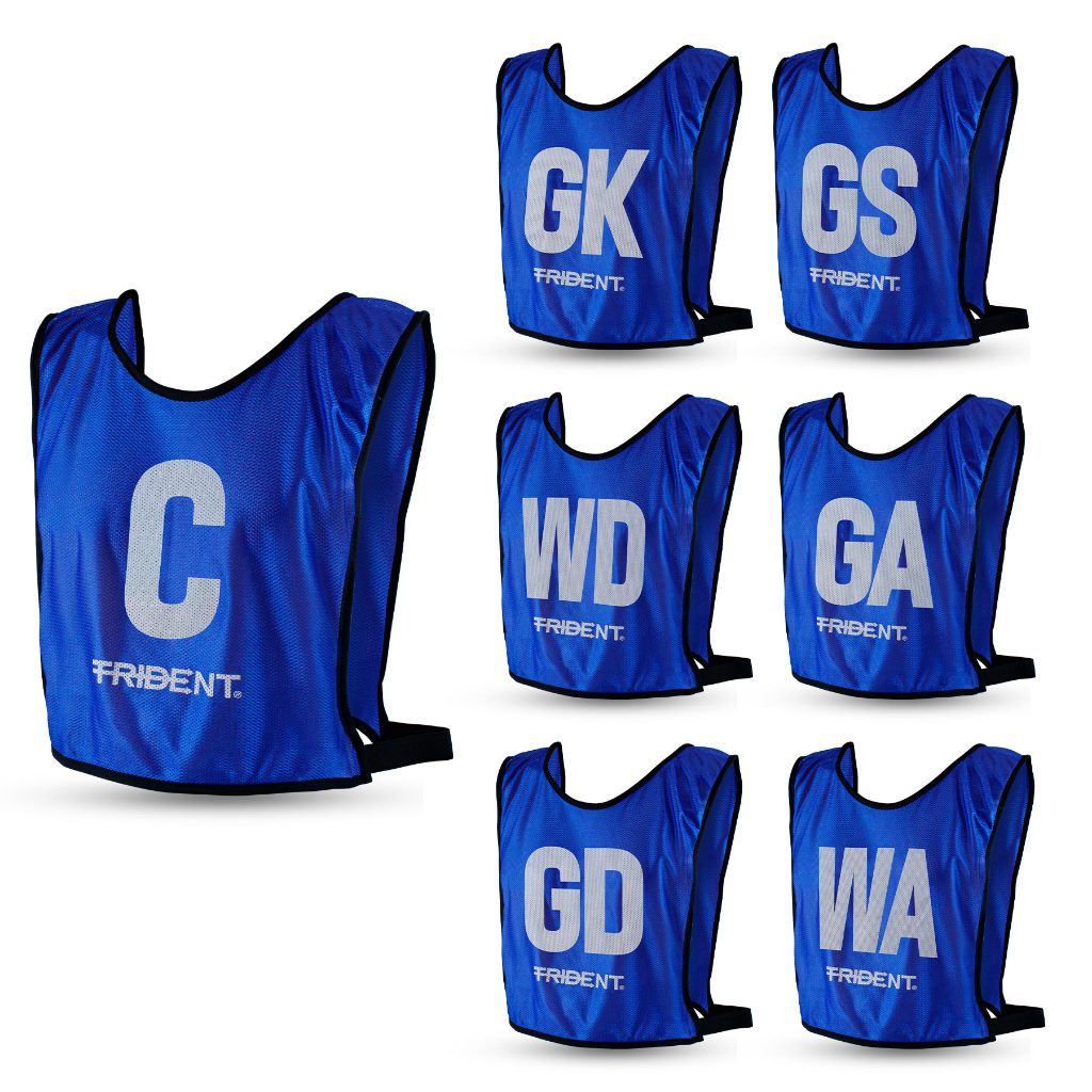 Trident Netball Bibs Set – Blue (Senior, Junior) | Shopee Singapore