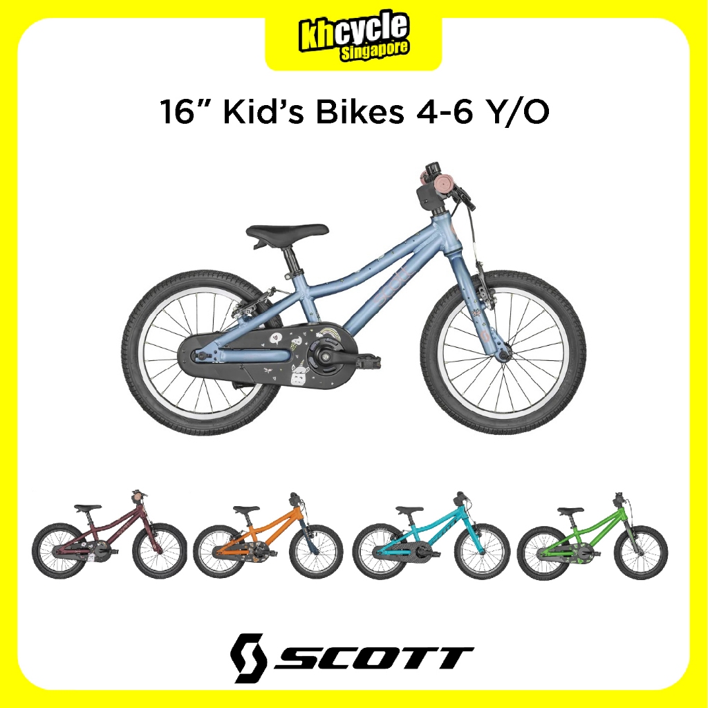 SCOTT Kids Bike 4 6 Years Old 16 Jr Junior Shopee Singapore
