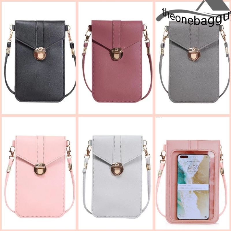 Womens Handphone Touchscreen Bucket slingbags Good Quality | Shopee ...