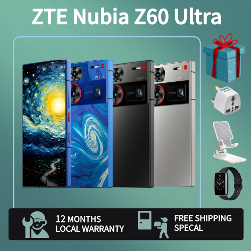 ZTE Nubia Z60 Ultra Snapdragon 8 Gen 3 Dual SIM 5G phone 12 Months
